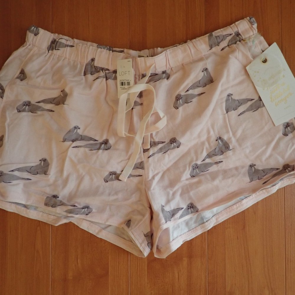 Walrus Pajama Shorts from LOFT Size S